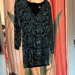 Sequin Embellished Dress